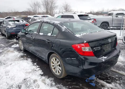 2012 Honda Civic Ex-L z USA, uszkodzony, nr VIN 19XFB2F93CE000687